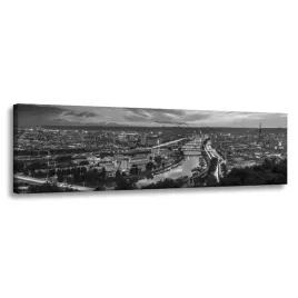 obraz-na-plotnie-architektura-rouen-czarno-biale-150x50-cm