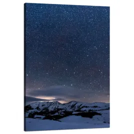 obraz-na-plotnie-kosmos-natura-gory-w-sniegu-80x120