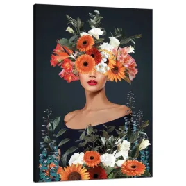 obraz-na-plotnie-ludzie-kwiaty-nowoczesna-sztuka-80x120-cm