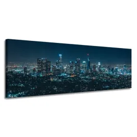 obraz-na-plotnie-architektura-los-angeles-noca-150x50-cm