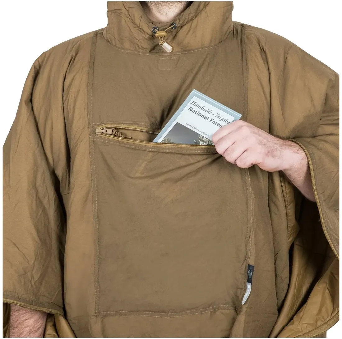 helikon-poncho-swagman-roll-climashield-coyote-stan-nowy