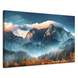 obraz-na-plotnie-gory-niebo-las-przyroda-120x80-cm-idealny-na-prezent