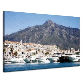 obraz-na-plotnie-lodzie-lato-monako-gora-120x80-cm-idealny-na-prezent
