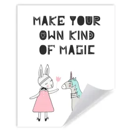 plakat-dzieciecy-make-your-own-kind-of-magic-24x30-cm