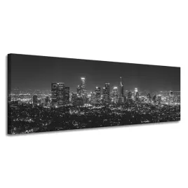 obraz-na-plotnie-architektura-los-angeles-czarno-biale-150x50-cm