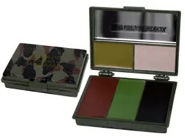 farba-maskujaca-wojskowa-kamuflaz-mil-tec-woodland-z-lusterkiem-5-kolorow