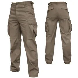 spodnie-bojowki-wojskowetaktyczne-mil-tec-us-ranger-bdu-khaki-xxl