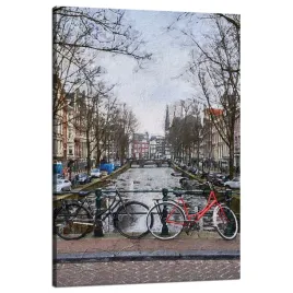 obraz-na-plotnie-rowery-na-moscie-amsterdam-80x120-cm-idealny-na-prezent