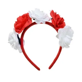 opaska-z-kwiatami-bialo-czerwoni-polska-sp4958