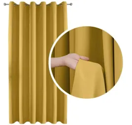 zaslona-zaciemniajaca-90percent-gruba-na-kolkach-przelotkach-musztardowa-140x250