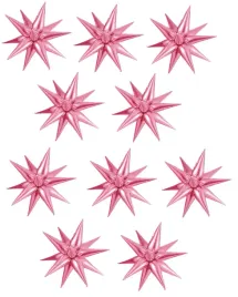 balon-foliowy-rozowa-gwiazda-3d-duza-ok-55-cm-10-sztuk