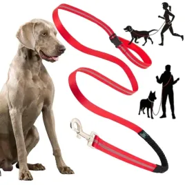 smycz-do-biegania-hands-free-dla-psa-z-amortyzatorem-adventure-red-18cm-l