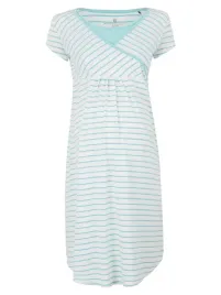 damska-koszula-nocna-do-karmienia-niebieska-bellybutton-maternity-xl