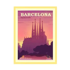 plakat-miasta-barcelona-katalonia-hiszpania-24x30-cm-ramka-zolta