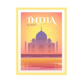 plakat-panstwa-indie-tadz-mahal-azja-40x50-cm-ramka-zolta