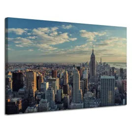 obraz-na-plotnie-architektura-manhattan-120x80-cm-usa-stany-zjednoczone