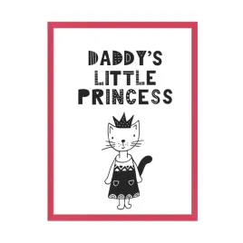 plakat-dzieciece-little-princes-24x30-rama-amarant