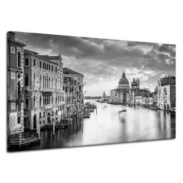 obraz-na-plotnie-wenecja-czarno-biale-120x70-cm-wlochy-miasta-europy-widok