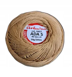 kordonek-ariadna-ada-5-40tex-6-50g-407-kolor-bez-ciemny