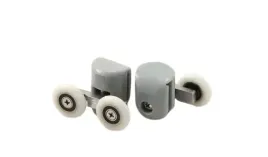 deante-rolki-gorne-podwojne-do-szyb-6-mm-fi-25-mm-bialy-szary
