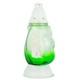 znicz-wielkanocny-zajac-28-cm-zielony-dp755-znicz-swiateczny-z-wkladem