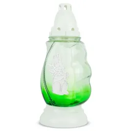 znicz-wielkanocny-zajac-28-cm-zielony-dp755-znicz-swiateczny-z-wkladem