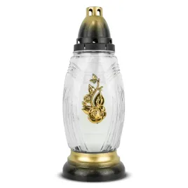 znicz-szklany-z-roza-30-cm-zloty-dp754-znicz-z-aplikacja-roza-z-wkladem