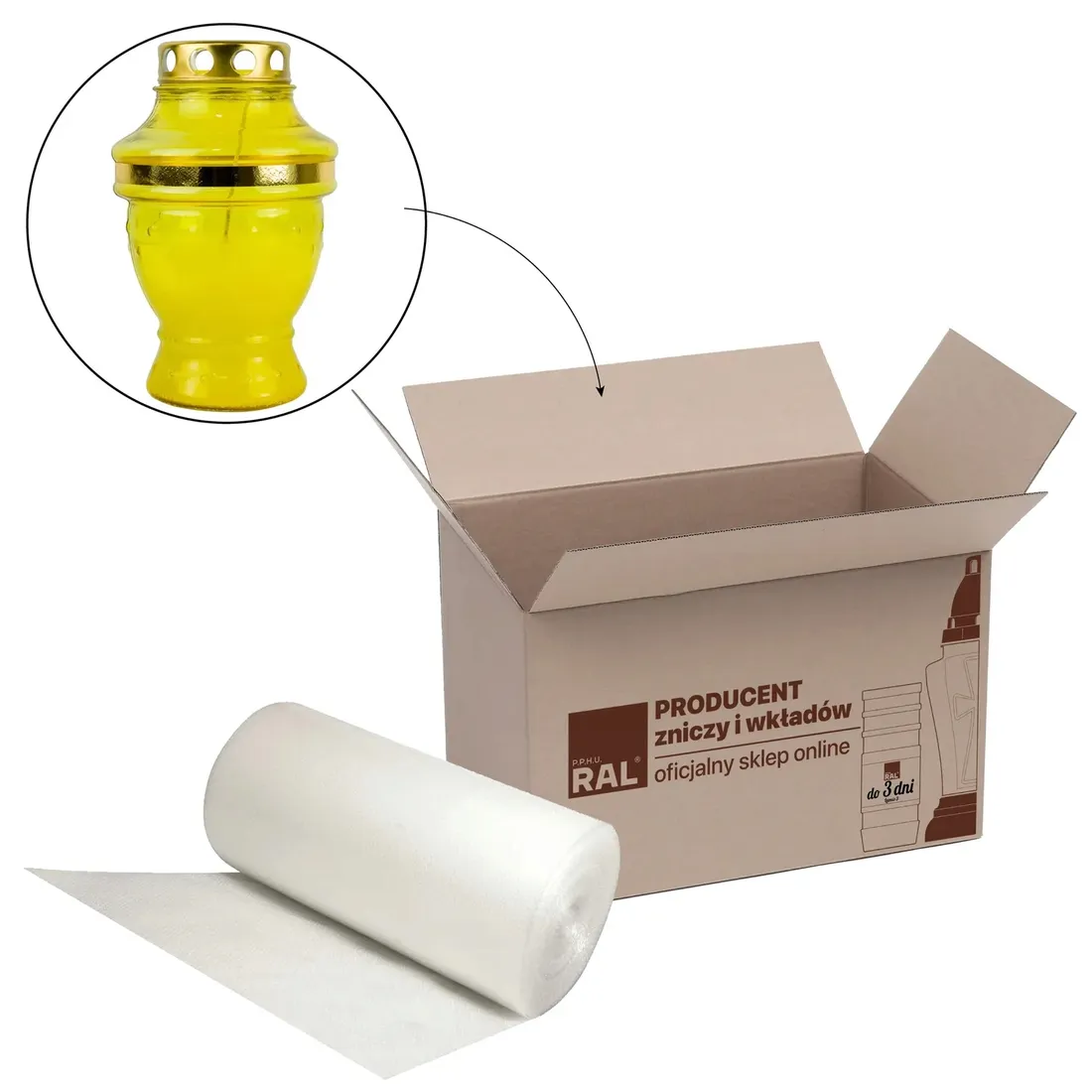 znicz-zalewany-18-cm-zolty-dp26sl-szklany-znicz-zalewany-z-kapturkiem