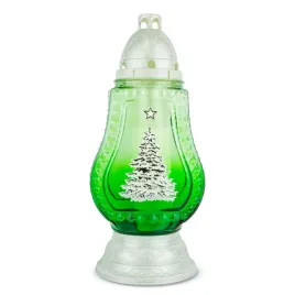 duzy-znicz-szklany-choinka-38-cm-zielony-dp675-znicz-z-choinka-z-wkladem