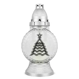 znicz-swiateczny-choinka-25-cm-srebrny-dp753-znicz-boze-narodzeni-z-wkladem