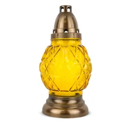 znicz-kulka-26-cm-brazowy-dp731-znicz-szklany-z-wkladem-wymiennym