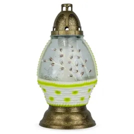 duzy-znicz-wielkanocny-koszyk-34-cm-zielony-dp491-z-wkladem-wymiennym