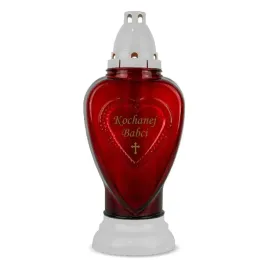znicz-z-dedykacja-kochanej-babci-31-cm-czerwony-dp434l-znicz-z-wkladem