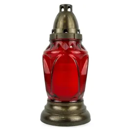 znicz-szklany-26-cm-czerwony-dp716-z-wkladem