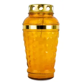 znicz-szklany-zalewany-21-cm-brazowy-dp-25s-light