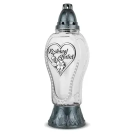 znicz-z-dedykacja-kochanej-babci-34-cm-srebrny-dp629-znicz-babci-z-wkladem