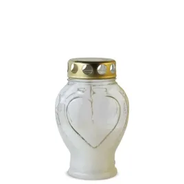 znicz-zalewany-serduszko-14-cm-bialy-dp1s-znicz-w-metalowym-kapturkiem
