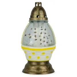 duzy-znicz-wielkanocny-koszyk-34-cm-zolty-dp491-z-wkladem-wymiennym