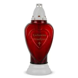znicz-z-dedykacja-kochanemu-dziadkowi-31-cm-czerwony-dp434l-znicz-z-wkladem