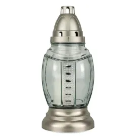 znicz-szklany-26-cm-srebrny-dp573-zdobiony-cyrkoni
