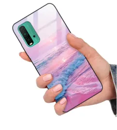 etui-do-xiaomi-redmi-9-power-glass-damskie-mlodziezowe-urocze-rozowe-wzory
