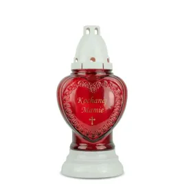 znicz-z-kochanej-mamie-26-cm-czerwony-dp319l-z-wkladem-dzien-mamy