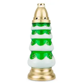 znicz-choinka-29-cm-zielony-dp97-delux-znicz-szklany-z-wkladem-wymiennym