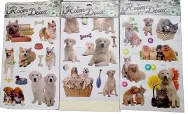 naklejki-3d-na-sciane-psy