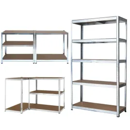 regal-magazynowy-220x110x45-cm-metalowy-ocynkowany-garazowy-5x175kg-mocny