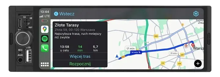 radio-nawigacja-1din-carplay-android-auto-mapy-aux-bluetooth