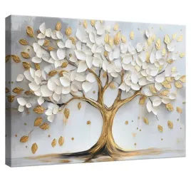obraz-do-sypialni-salonu-kuchni-kwiaty-drzewo-3d-na-plotnie-sciane-100x70