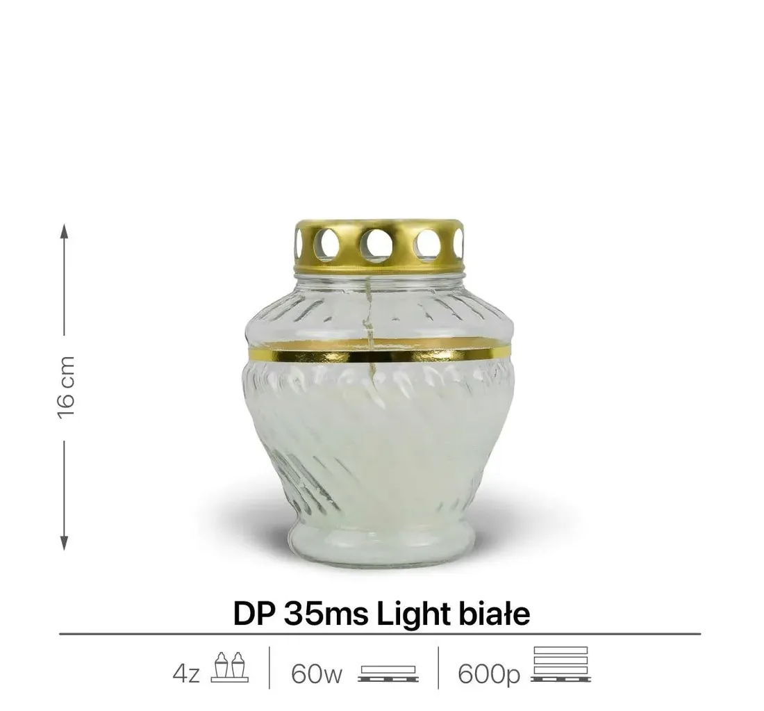 znicz-zalewany-16-cm-bialy-dp35ms