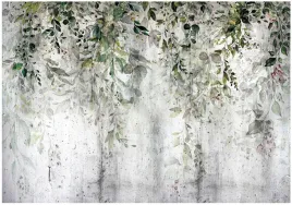 fototapeta-liscie-zielone-natura-beton-do-sypialni-salonu-tapeta-400x280