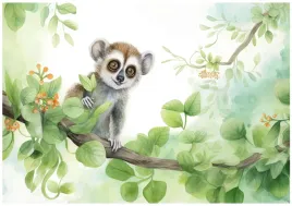 fototapeta-dla-dzieci-lemur-zwierzeta-tapeta-do-pokoju-dzieciecego-312x219